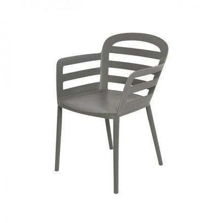 NEW YORK RESIN DINING CHAIR - ANTHRACITE