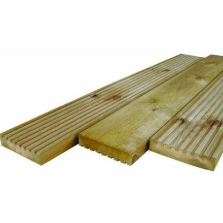 Picture of 5.1M TIMBER DECKING 125X32 IMPORTED