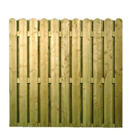 Picture of 1.8MX1.5M ROUND TOP DOUBLE SIDED FENCE PANEL