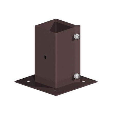 Picture of BOLT DOWN POST SUPPORTS BROWN 3" X 3"