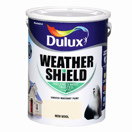 Picture of DULUX WEATHERSHIELD NEW WOOL 5LTR