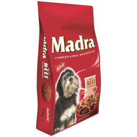 Picture of MADRA 15KG BEEF &  VEG FLAVOUR DOG FOOD