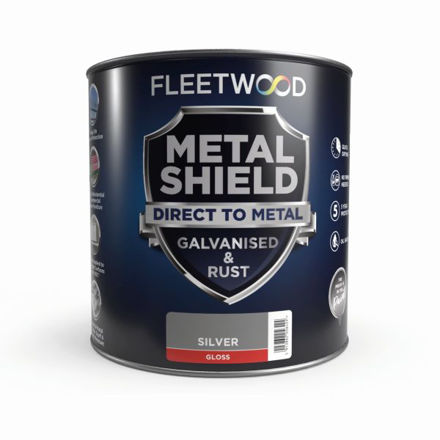 Picture of F/WOOD METAL SHIELD GLOSS SILVER 250ML