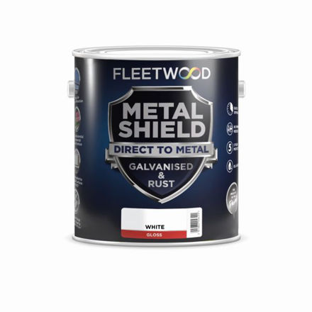 Picture of F/WOOD METAL SHIELD GLOSS WHITE 1LTR