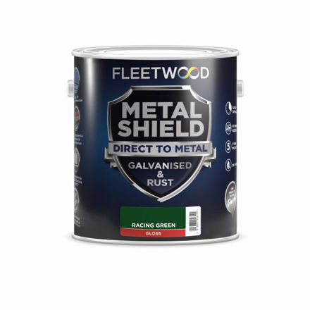 Picture of F/WOOD METAL SHIELD GLOSS RACING GREEN 1LTR