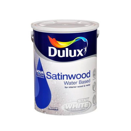Picture of DULUX AQUATEC SATINWOOD BR WHITE 5L