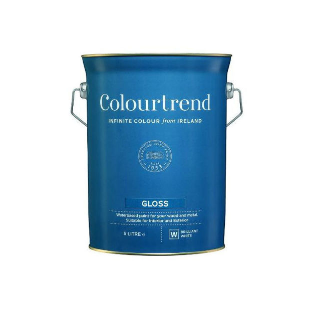Picture of COLOURTREND GLOSS WHITE  5LTR