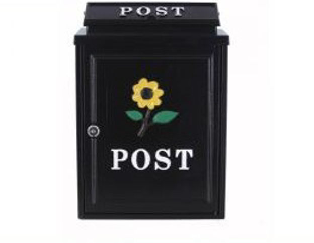 Picture of POST ZONE POST BOX YELLOW SUNFLOWER