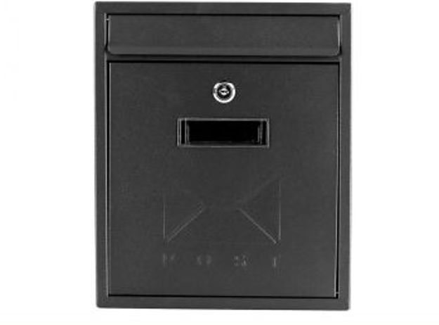 Picture of POST ZONE POST BOX CONTEMPORARY BLACK