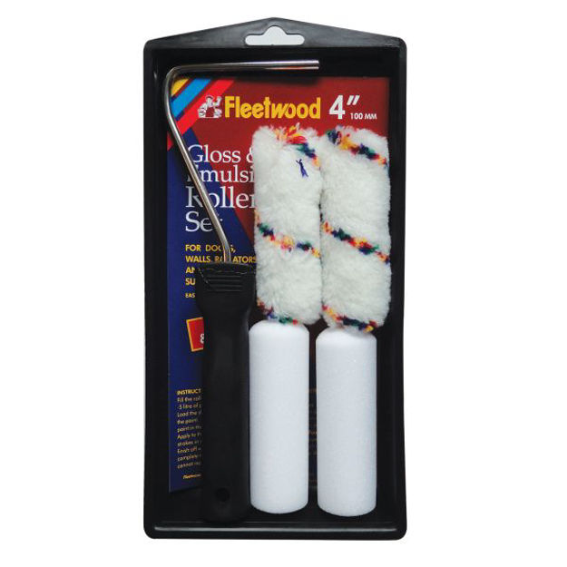 Picture of FLEETWOOD GLOSS & EMULSION ROLLER SET 4"