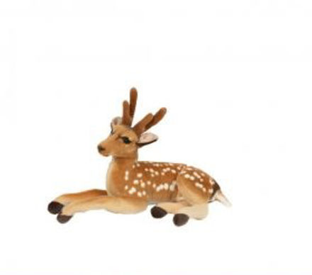 Picture of SOFT PLUSH LYING DEER 50CM