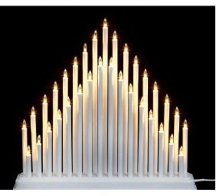 Picture of MODERN 33 LIGHT CANDLEBRIDGE TOWER WHITE