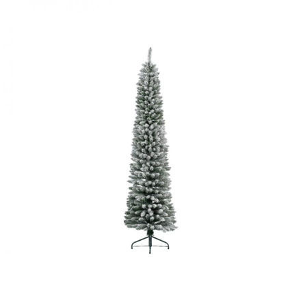Picture of 2.1M SNOWY PENCIL PINE CHRISTMAS TREE 7FT