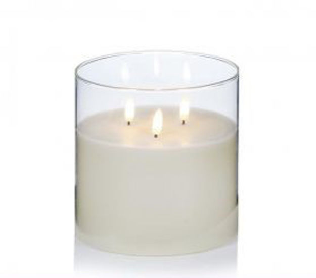 Picture of ACCENTS TRIPLE FLICKABRIGHT CANDLE CLEAR