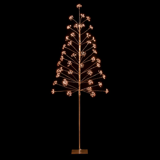 Picture of 1.8M LED MICROBRIGHTS TREE GOLD & WHITE