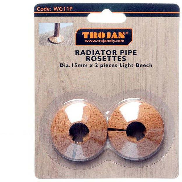 Picture of TROJAN BEECH  PVC PIPE  COVER - 2pk
