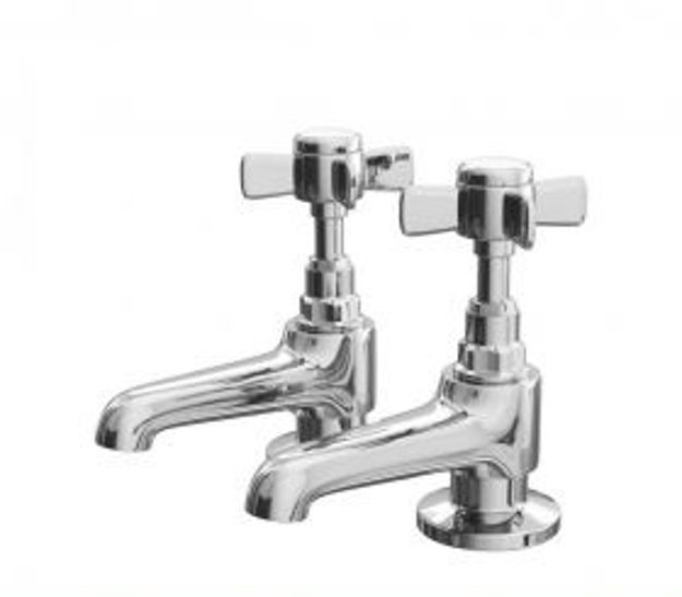 Picture of STRAFFAN TIME TRADITIONAL BASIN TAPS (PAIR)