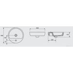 Picture of SONAS CASPIA RING WASH BASIN 440MM