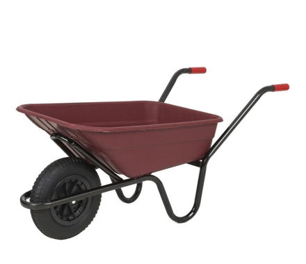 Picture of MOYFAB RED POLYPROPYLENE WHEELBARROW 90LTR