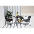 Picture of RATTAN EFFECT 2 SEATER BALCONY SET
