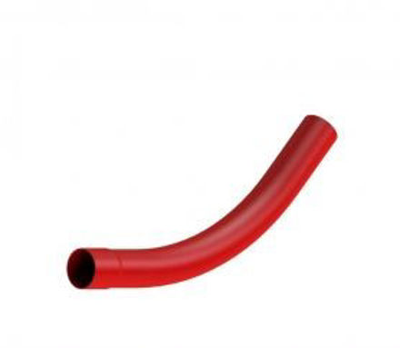 Picture of 5" RED ESB DUCTING BEND 125MM 45DEG