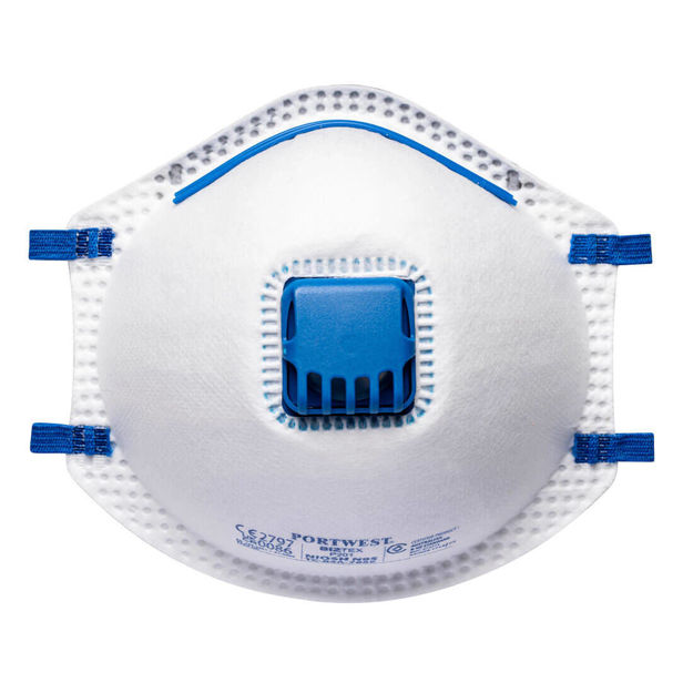 Picture of RESPIRATOR VALVED CUP DUST/MIST MASK P2V B/10