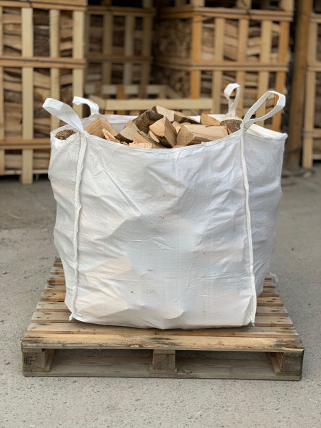 BULK BAG KILN DRIED ASH FIREWOOD LOGS 200KG