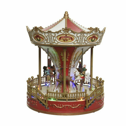 Picture of LED WINTER CARNIVAL CAROUSEL BATTERY OPERATED