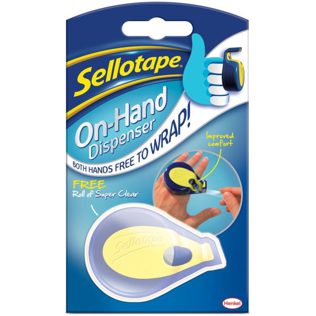 Picture of SELLOTAPE ON HAND DISPENSER