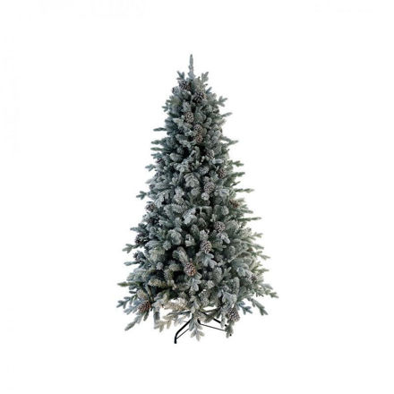 Picture of 2.2M SNOWY DORCHESTER SLIM CHRISTMAS TREE