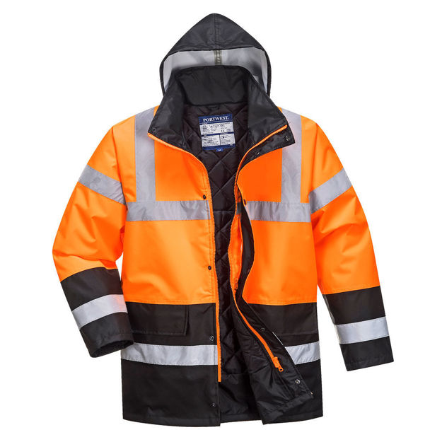 Picture of PORTWEST HI-VIS 2-TONE JACKET (XL)