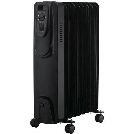 Picture of DEVILLE OIL FILLED RADIATOR BLACK  2KW