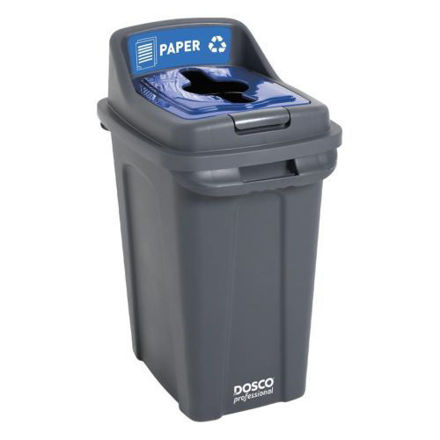 Picture of DOSCO 70L RECYCLING BIN BLUE (PAPER)