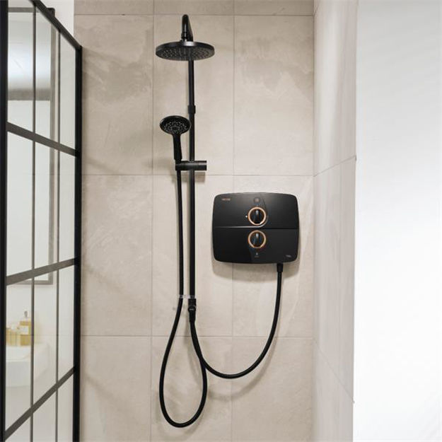 Picture of TRITON (TANK) 9KW T90SR BLACK DU ELEC SHOWER