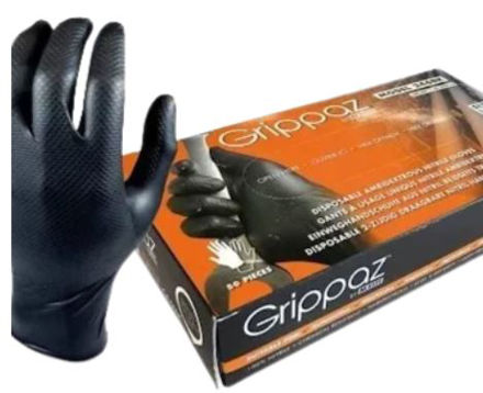 Picture of GRIPPAZ SKIN GLOVE BLACK BOX 50 X LARGE