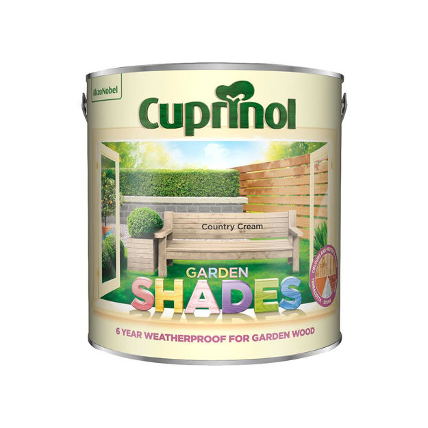 Picture of CUPRINOL GARDEN SHADES COUNTRY CREAM 1LTR