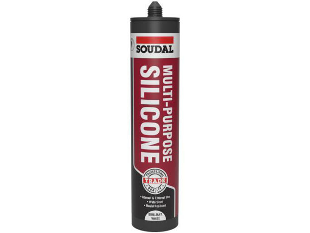 Picture of SOUDAL MULTI-PURPOSE SILICONE CLEAR 270ML
