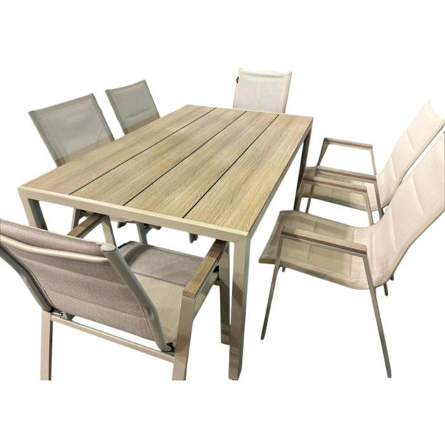 Picture of Palermo 6 Seater Rectangular Dining Set