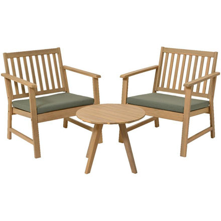 Picture of Acacai wood 2 seater bistro set