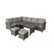 Picture of PARMA RATTAN CORNER SOFA DINING  SET