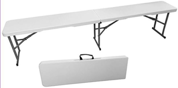 Picture of EUROACTIVE 1.8M FOLDING PLASTIC BENCH