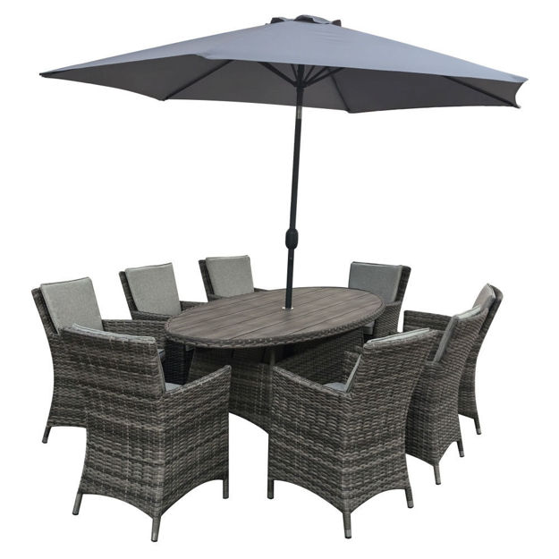 Picture of Parma 8 SEATER RATTAN Dining Set