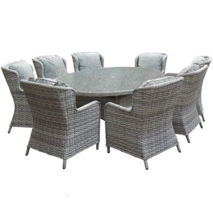 Picture of AVIGNON RATTAN 8 SEATER PATIO DINING SET