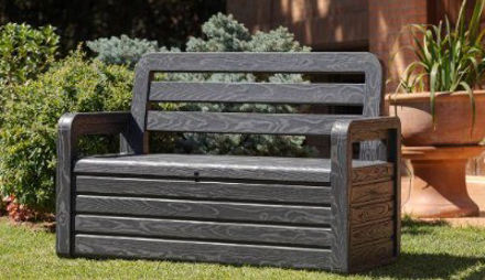 Picture of TOOMAX PVC STOARGE GARDEN BENCH